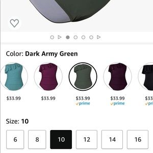 Size 10 one shoulder one piece New With Tags